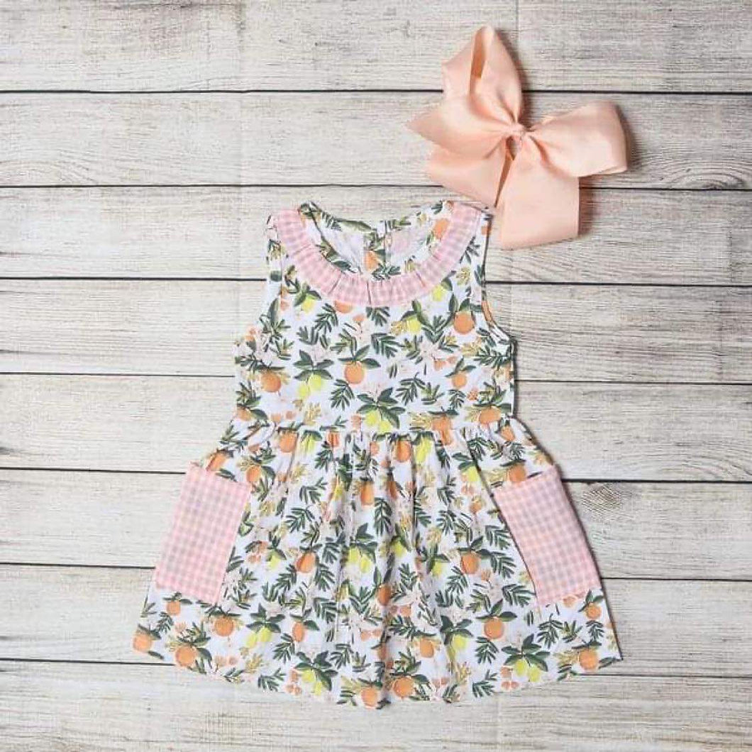 Citrus Cutie Pocket Dress